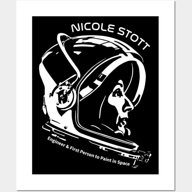 Women in Space: Nicole Stott Wall Art by photon_illustration